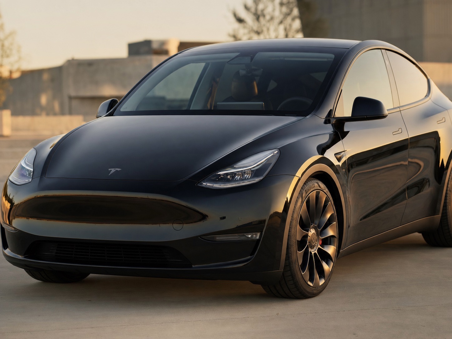 Tesla Model Y 全車 TPU 犀牛皮示意圖